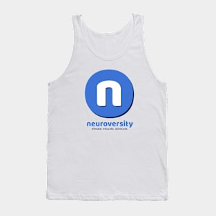 Neuroversity blue no background Tank Top